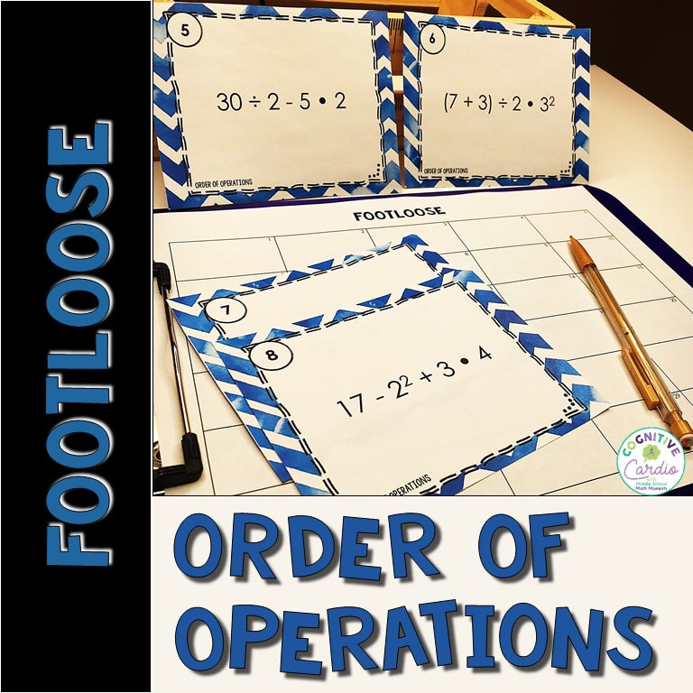 free order of operations task cards 
