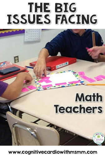 Issues facing math teachers - blog post.