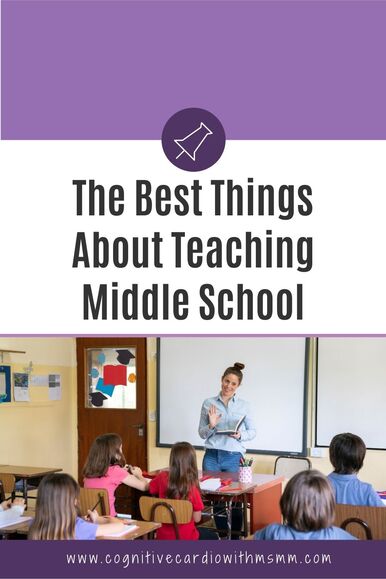 Are there good things about teaching middle school? You bet! Read about some of those great things here:-)