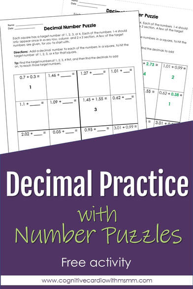 Help your students master decimal operations with logic puzzles. Check out this blog post with free puzzle.