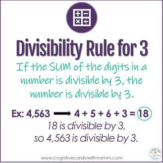  divisibility rule for 3