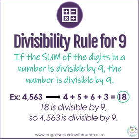  divisibility rule for 9