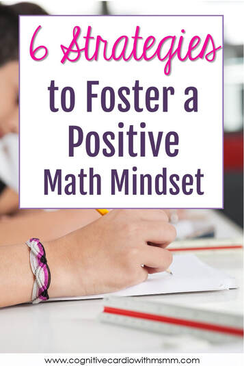 developing a positive math mindset in middle school math