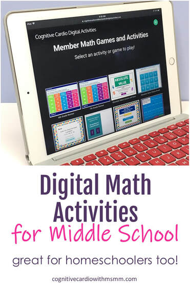 Digital math activities on cognitivecardiomiddleschoolmathdigitalactivities.com