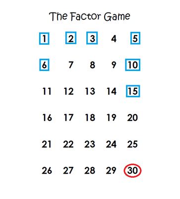 factor game board 