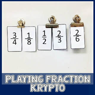 Playing Fraction Krypto in math class