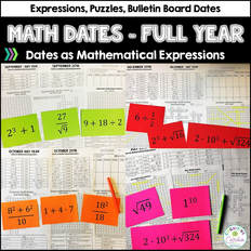 Math Dates are an awesome way to get your students thinking!