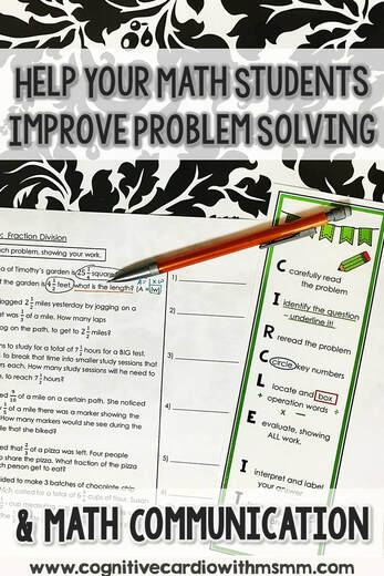 Help math students improve their problem solving and math communication skills.