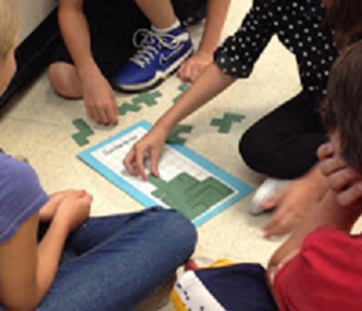 using pentominoes to encourage math thinking and discussion