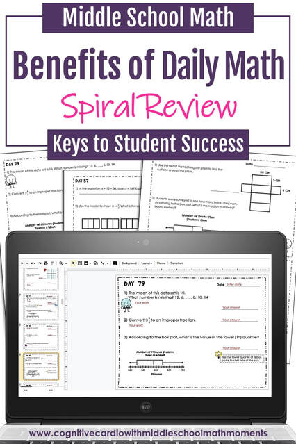 Using daily spiral review in middle school math