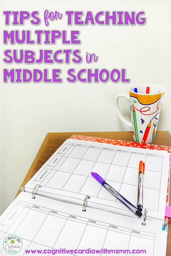 Teaching Multiple Subjects in Middle School