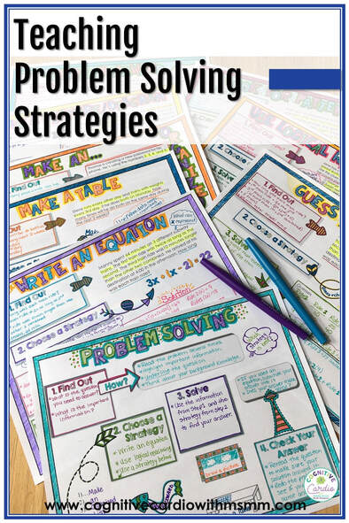 Use Doodle Notes to teach problem solving strategies.