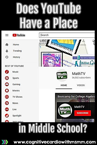 Using YouTube in middle school.