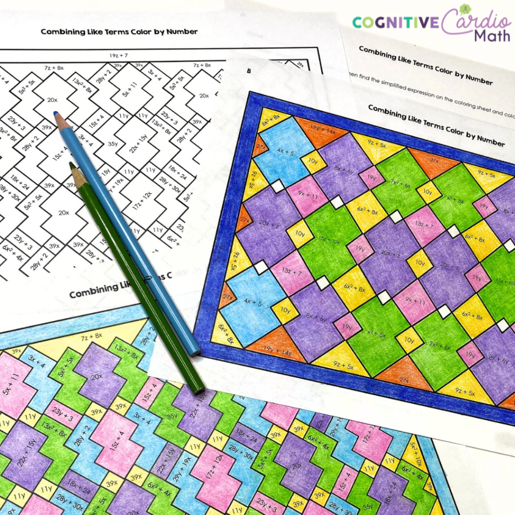 Maths Colour Activities Maths Colour Activities