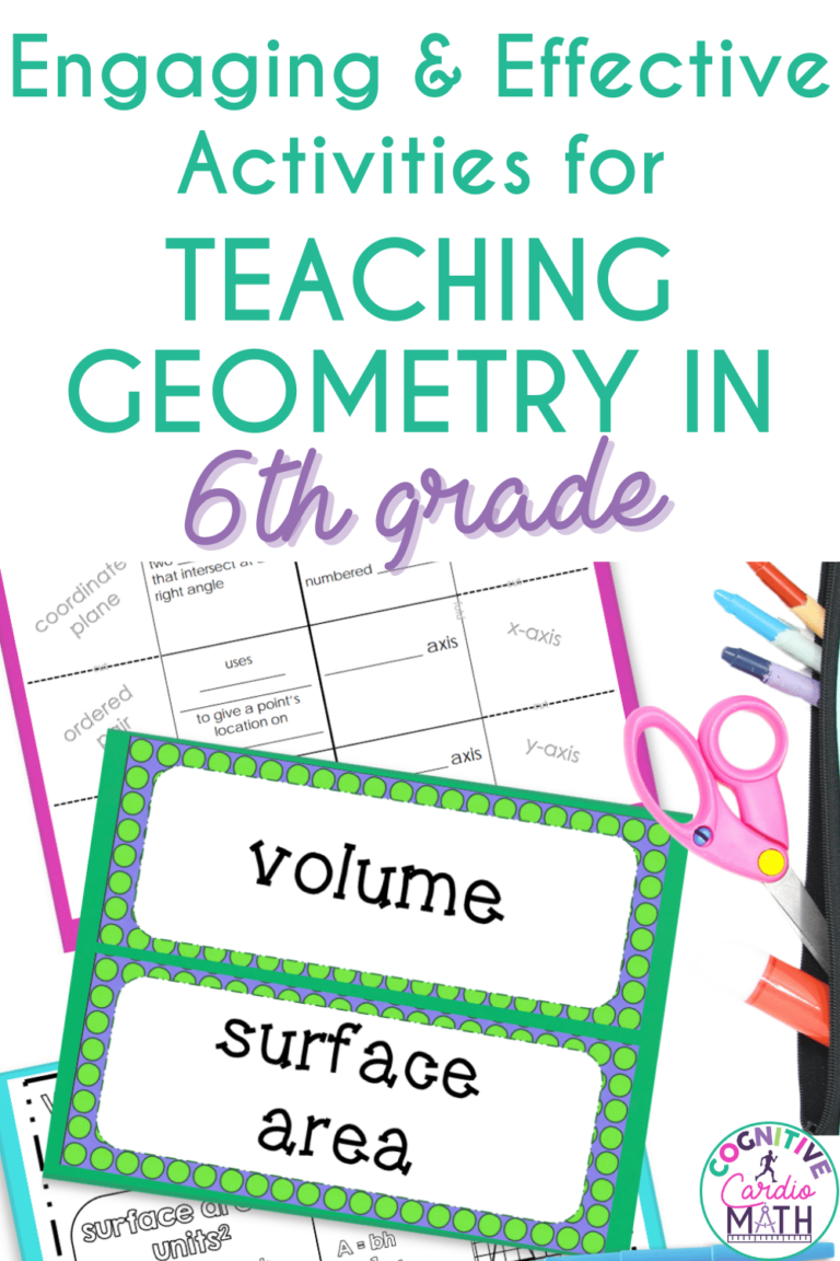 Engaging & Effective Activities for Teaching Geometry in 6th Grade ...
