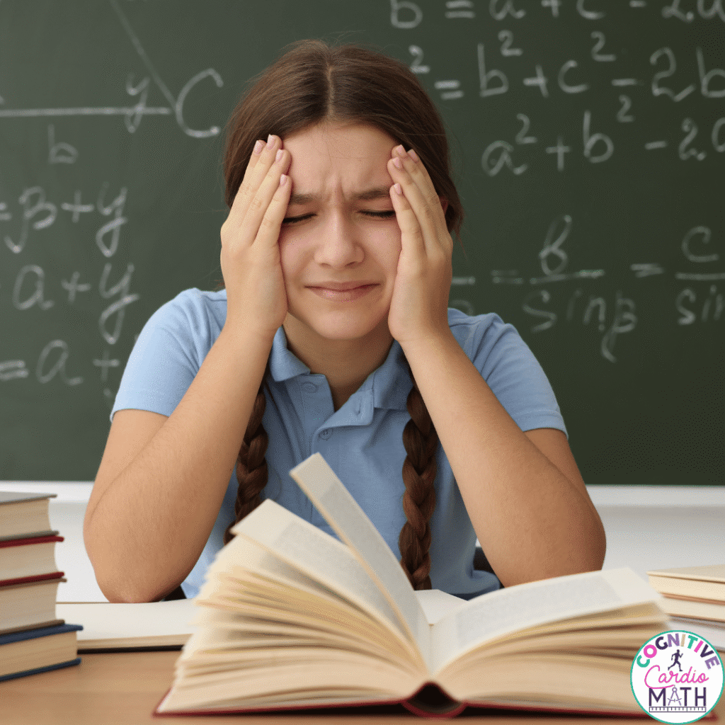 Math wheels reduce note-taking anxiety during mat lessons for special education students.