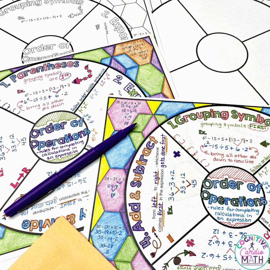 Math wheels are graphic organizers that your students can reference throughout summer school, and make your lesson plans easy to maintain.