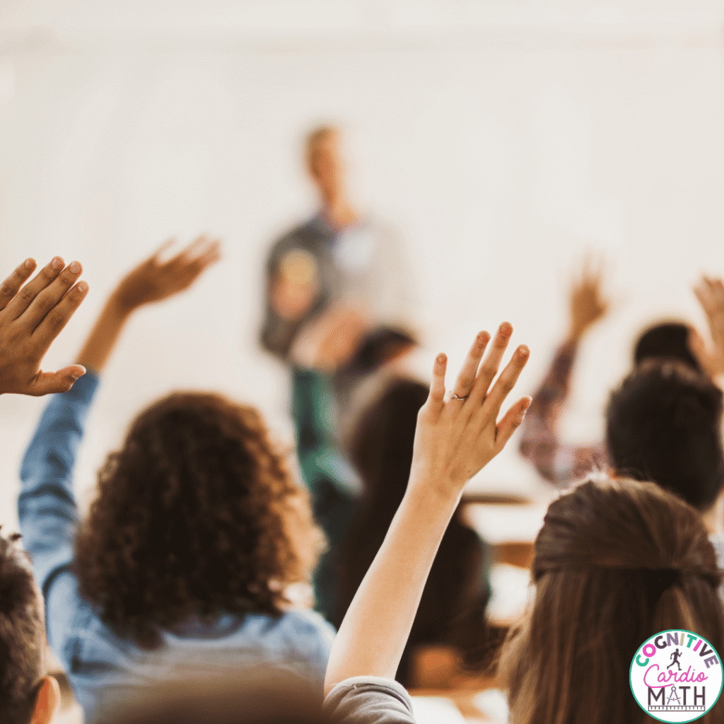 Retrieval practice is another option for warm up activities for middle school because they require your students to pull information from memory. 