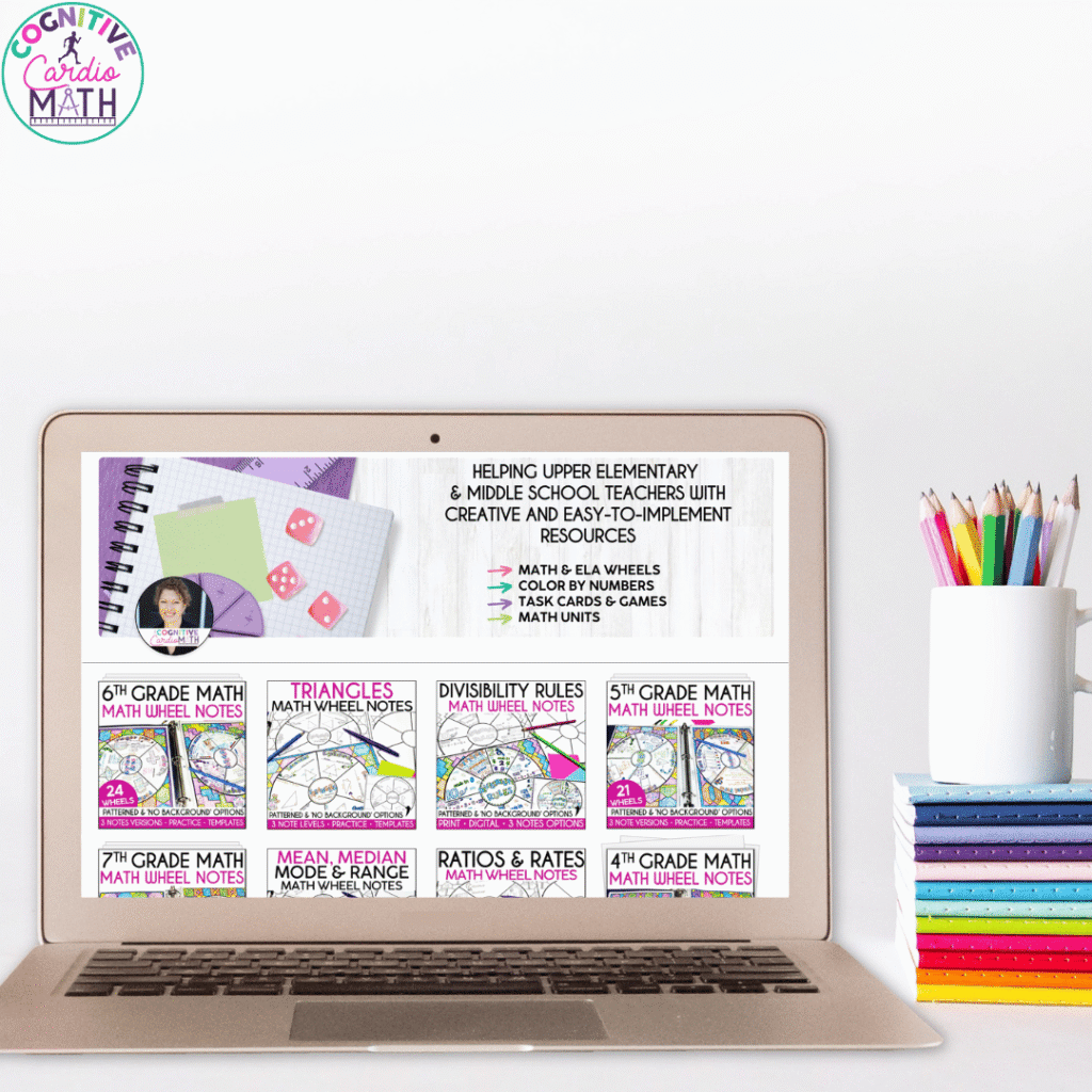 My collection of math wheels includes resources for multiple grade levels and math concepts. Whether your students need support with multiplication facts, divisibility rules, order of operations, fractions, geometry, number sense, or other foundational skills, you can find wheels that align with your summer curriculum and review goals.