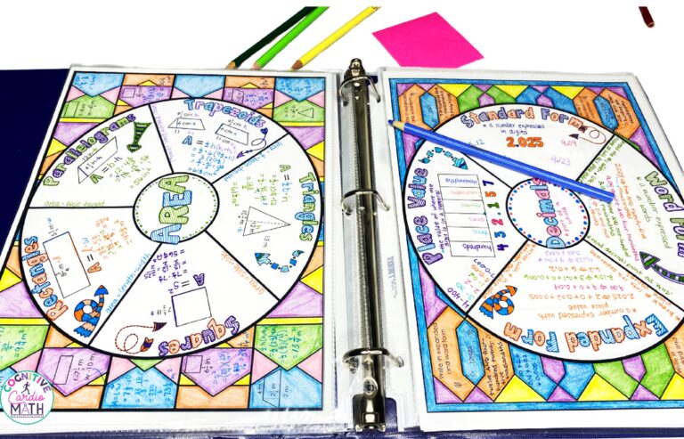 math wheel binder 5th grade math
