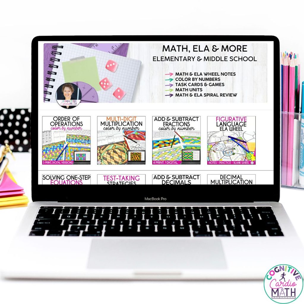 If you like the color by number math activities or Footloose task cards, visit my TPT store for even more options. You can find these same activity styles for many other math topics you will teach throughout the year. That makes it easy to use a format your students already know while changing the math skills they practice.