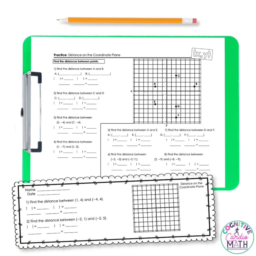 My Distance on the Coordinate Plane will help your students move beyond plotting points.