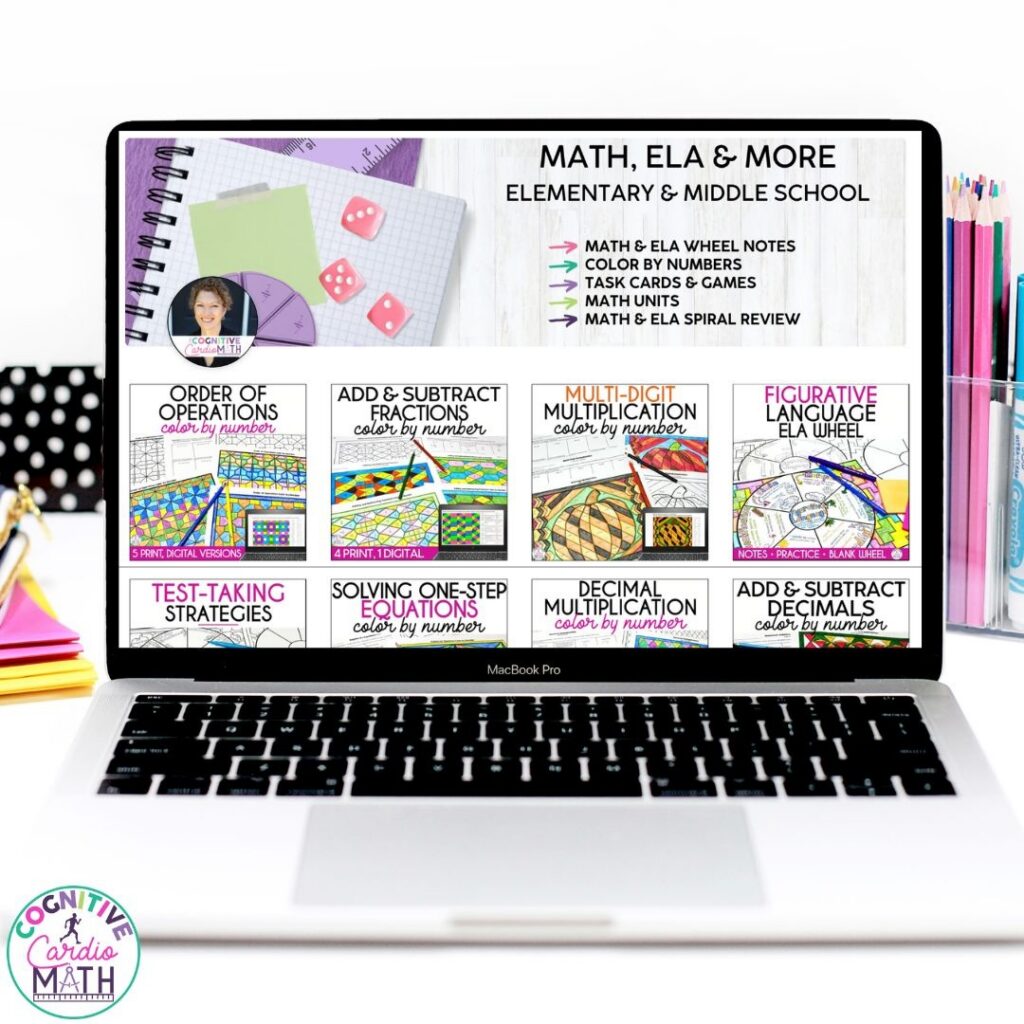 You can find even more math resources in my TPT store. Take a look through the store and find something that supports what your students need right now while making your teacher life a little easier.
