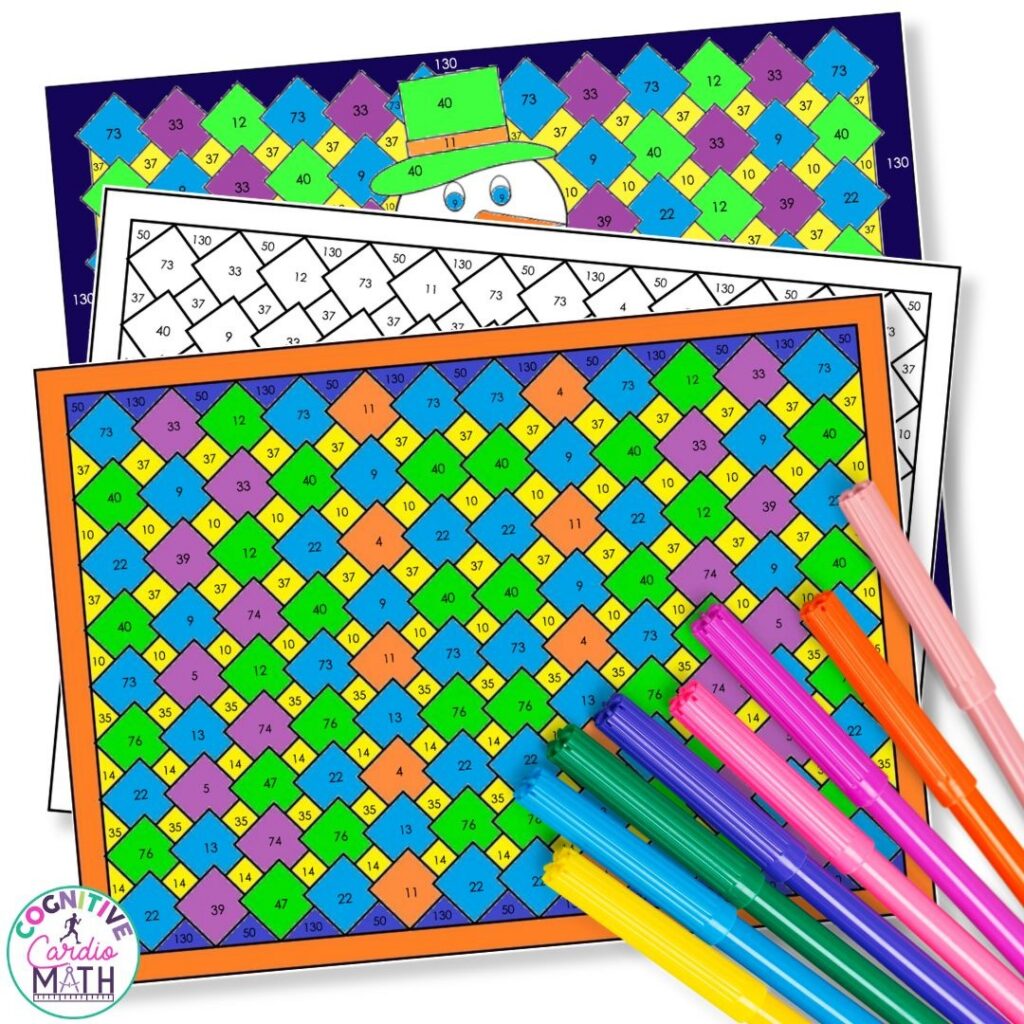 My Long Division Color by Number With Remainders works is great practice of these skills when your students are ready for this practice. 
