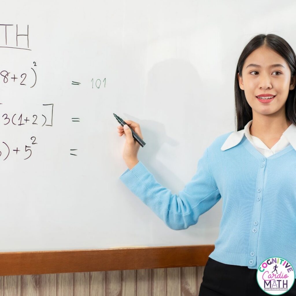 Once your students are comfortable breaking numbers apart by place value, you can show them that the standard algorithm isn't completely new math.